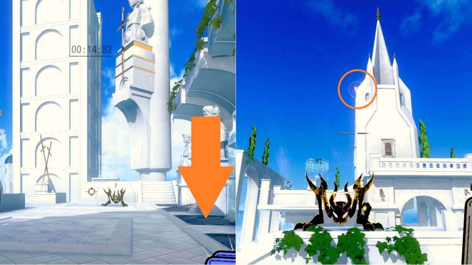 Neon White Mission 2 Gift Locations Collage