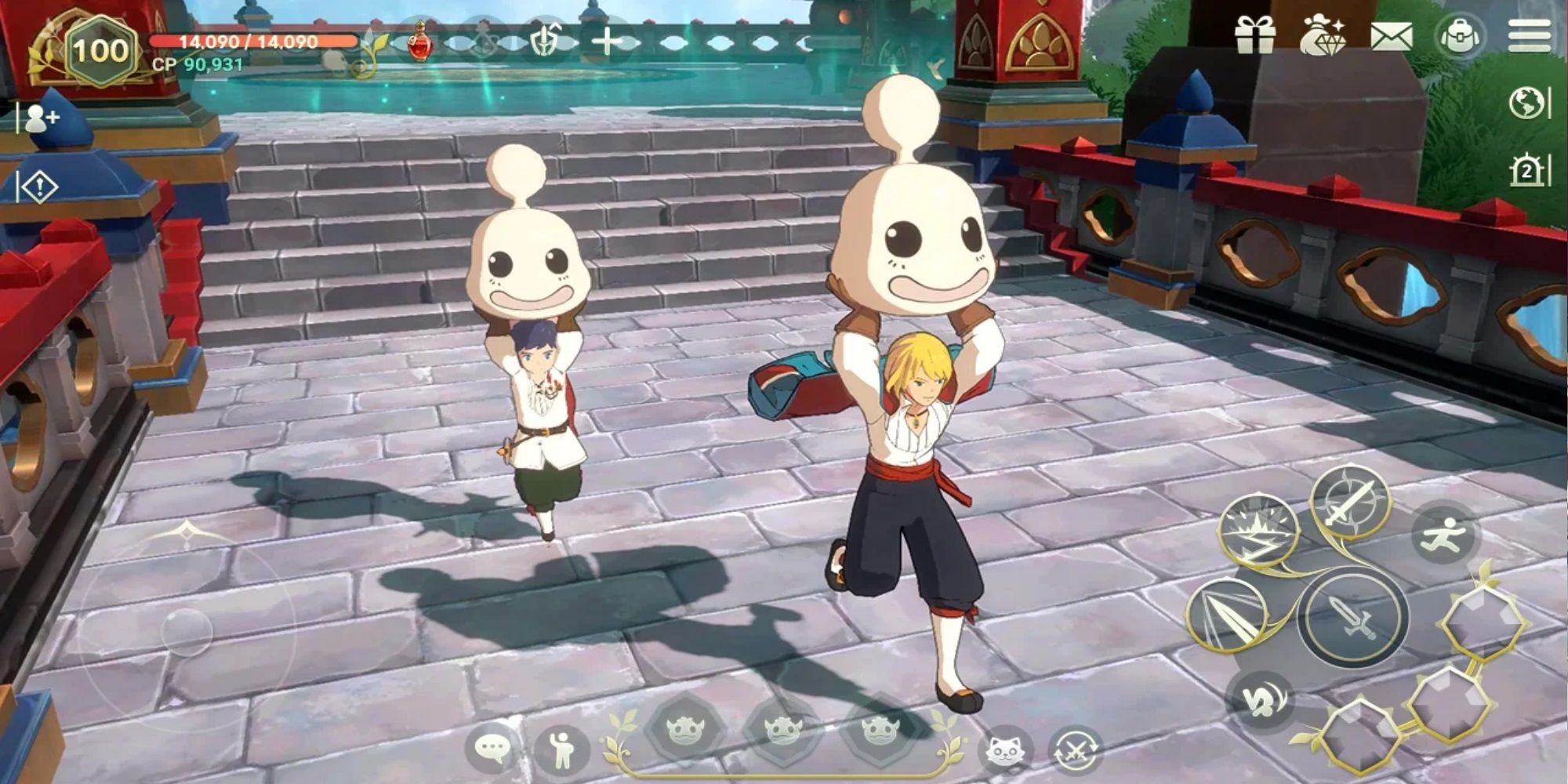 Ni No Kuni - Holding Things above head