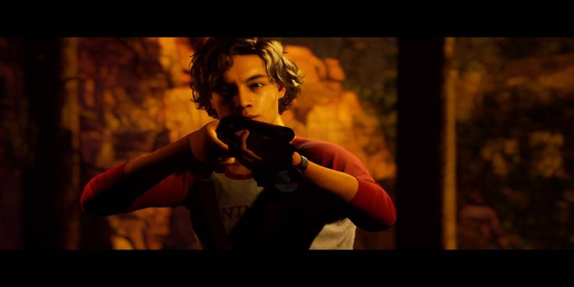 Nick Holding Shotgun