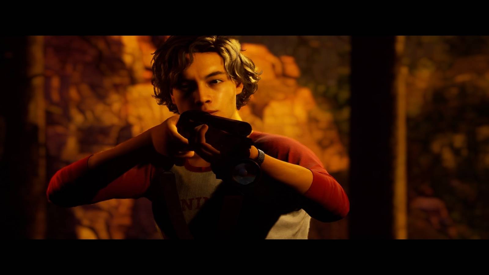 Nick Holding Shotgun