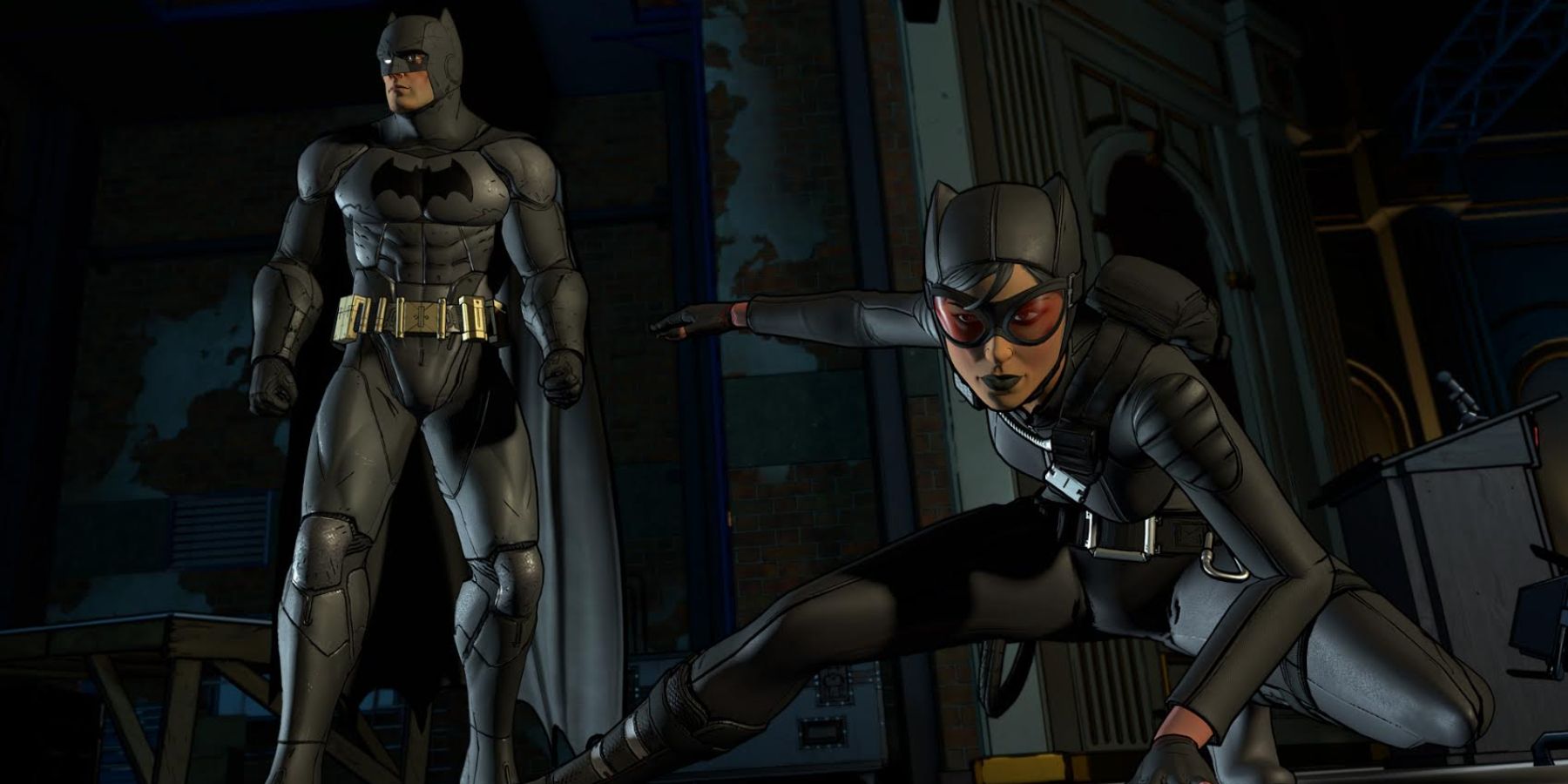 Catwoman and Batman in Telltale