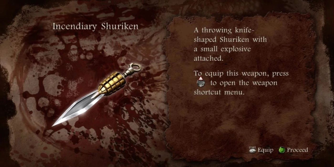 Ninja Gaiden Sigma incendiary shuriken