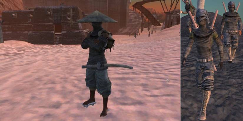 Ninja Rags on different characters