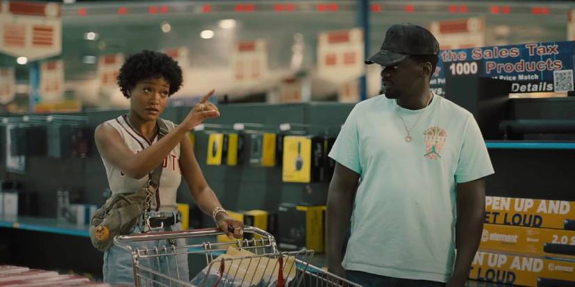 Keke Palmer and Daniel Kaluuya in Nope trailer Jordan Peele