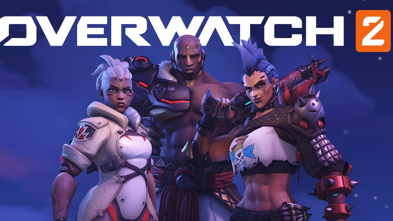Overwatch 2 poster featuring sojourn, doomfist, junker queen