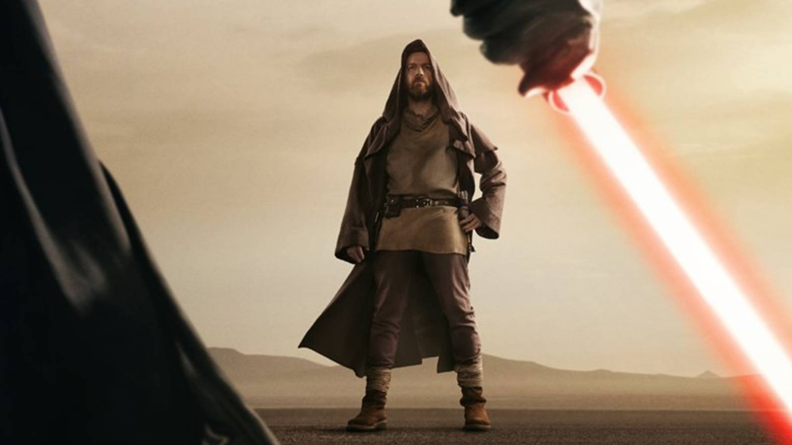 Obi-Wan confronts Vader on an Obi-Wan Kenobi poster