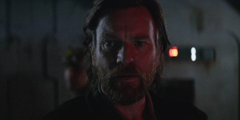 Obi-Wan looking concerned in the Obi-Wan Kenobi finale