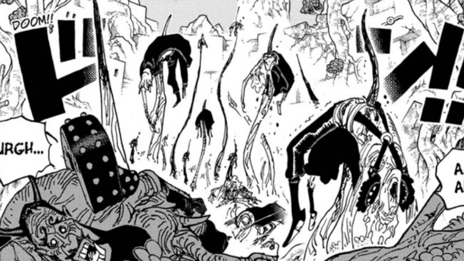 Admiral Ryokugyu Using His Devil Fruit In One Piece Manga