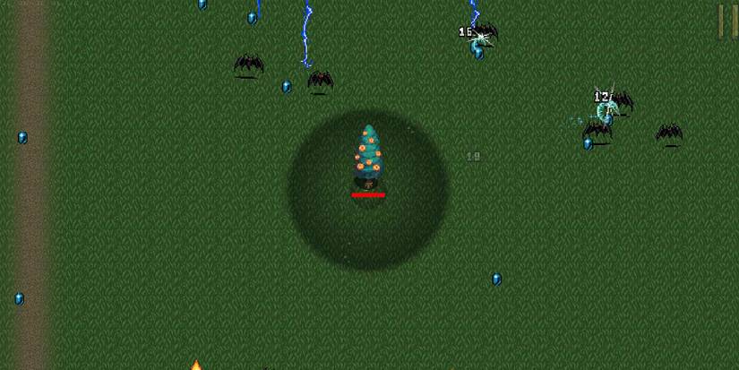 Peppino in Mad Forest in Vampire Survivors