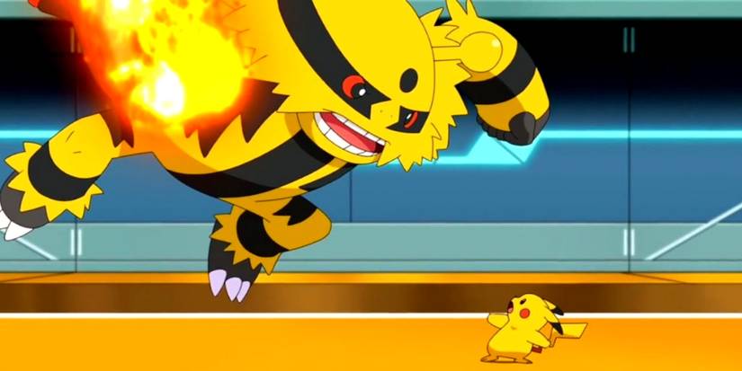 Pikachu and Electivire Pokemon Rivals