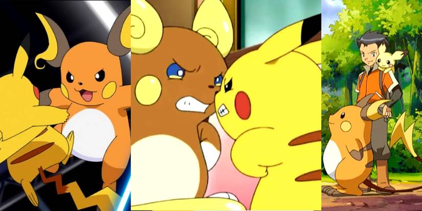 Pikachu and Raichu Pokemon Rivals