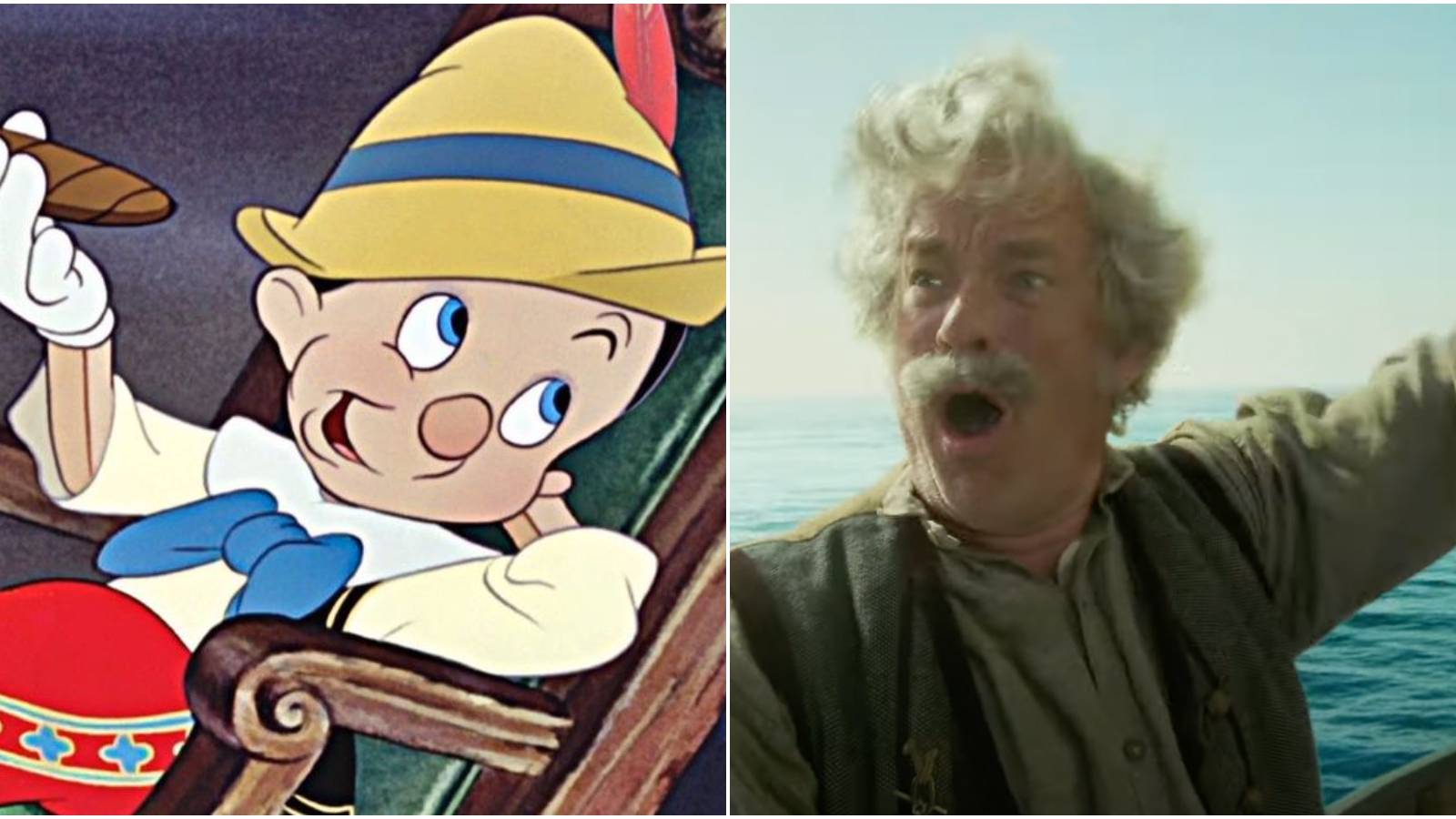 Disney's Pinocchio animated version and live-action movie