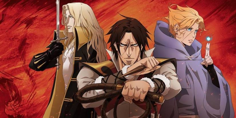 Platformer Anime- Castlevania Trevor Sypha Alucard
