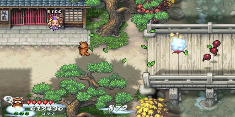 Pocky & Rocky Reshrined - Keep an eye out for the purple fairy - Player gets a power-up