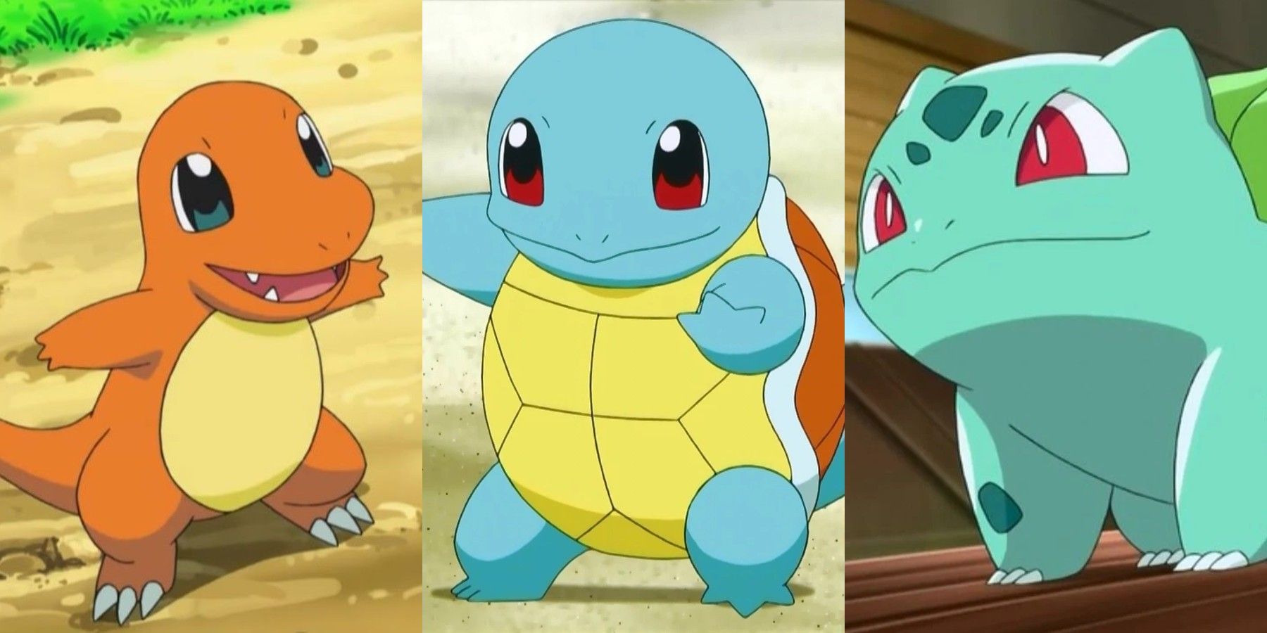 Pokemon Fan Makes Drawings of All the Grass, Water, and Fire-Type Starters Sleeping