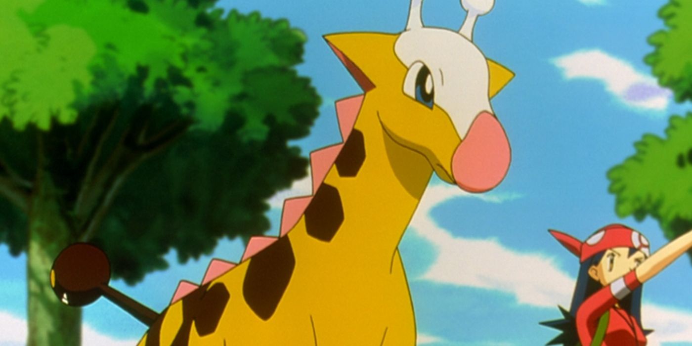 Pokemon Forgotten Need Love Anime Psychic Type Girafarig