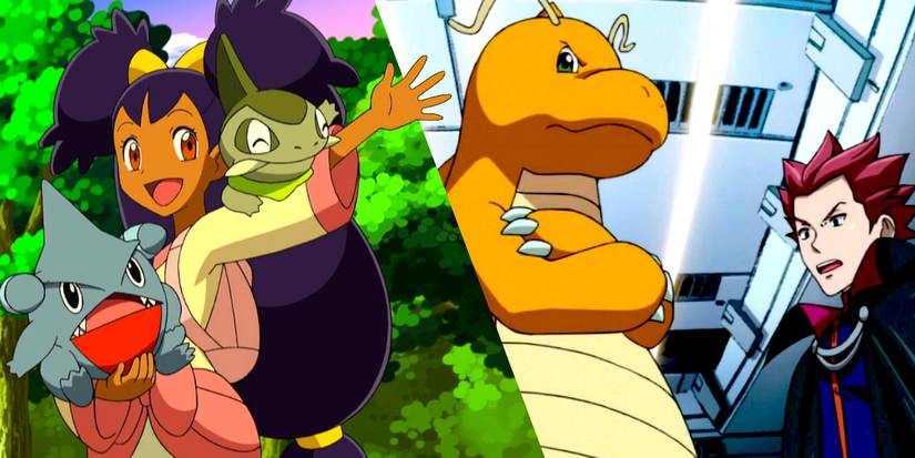 Pokemon Journeys Dragon-Type Lance vs Iris Battle of the Dragon Masters