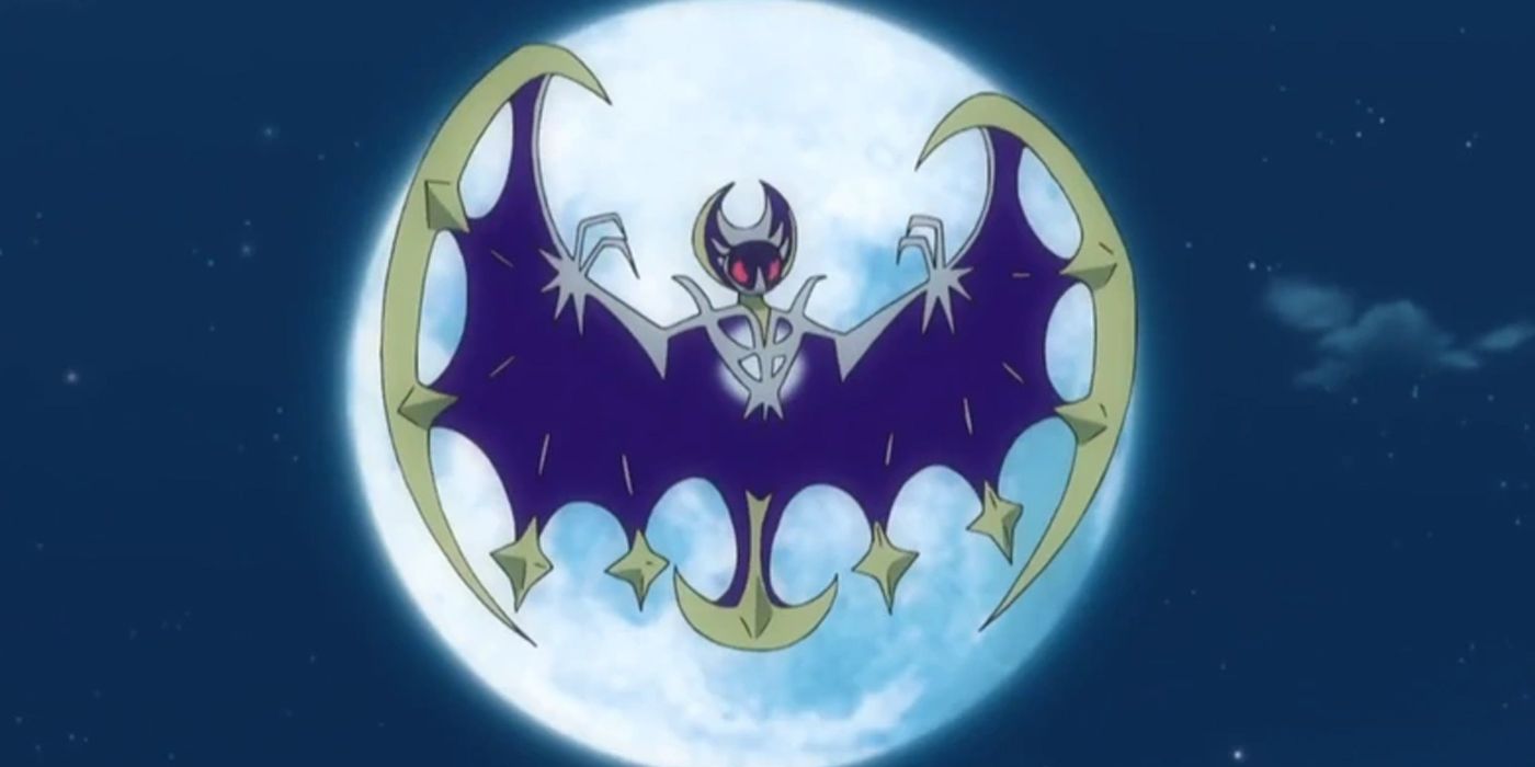 Pokemon Moon Relationship Anime Lunala flying