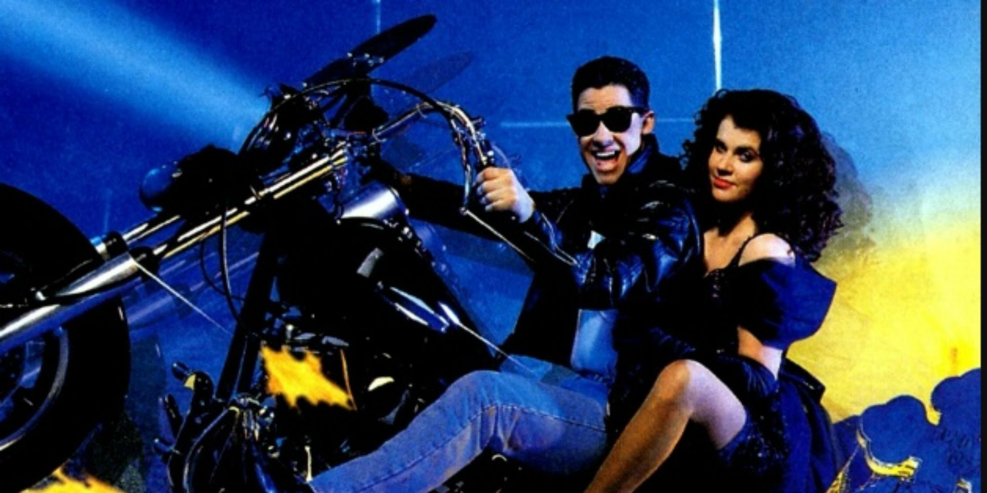 The main character on a motorcycle in Prom Night III - The Last Kiss