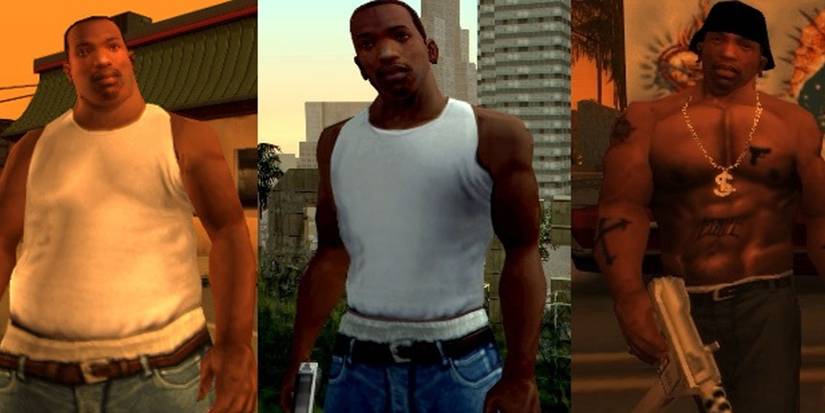 Protagonist CJ and his Body Types