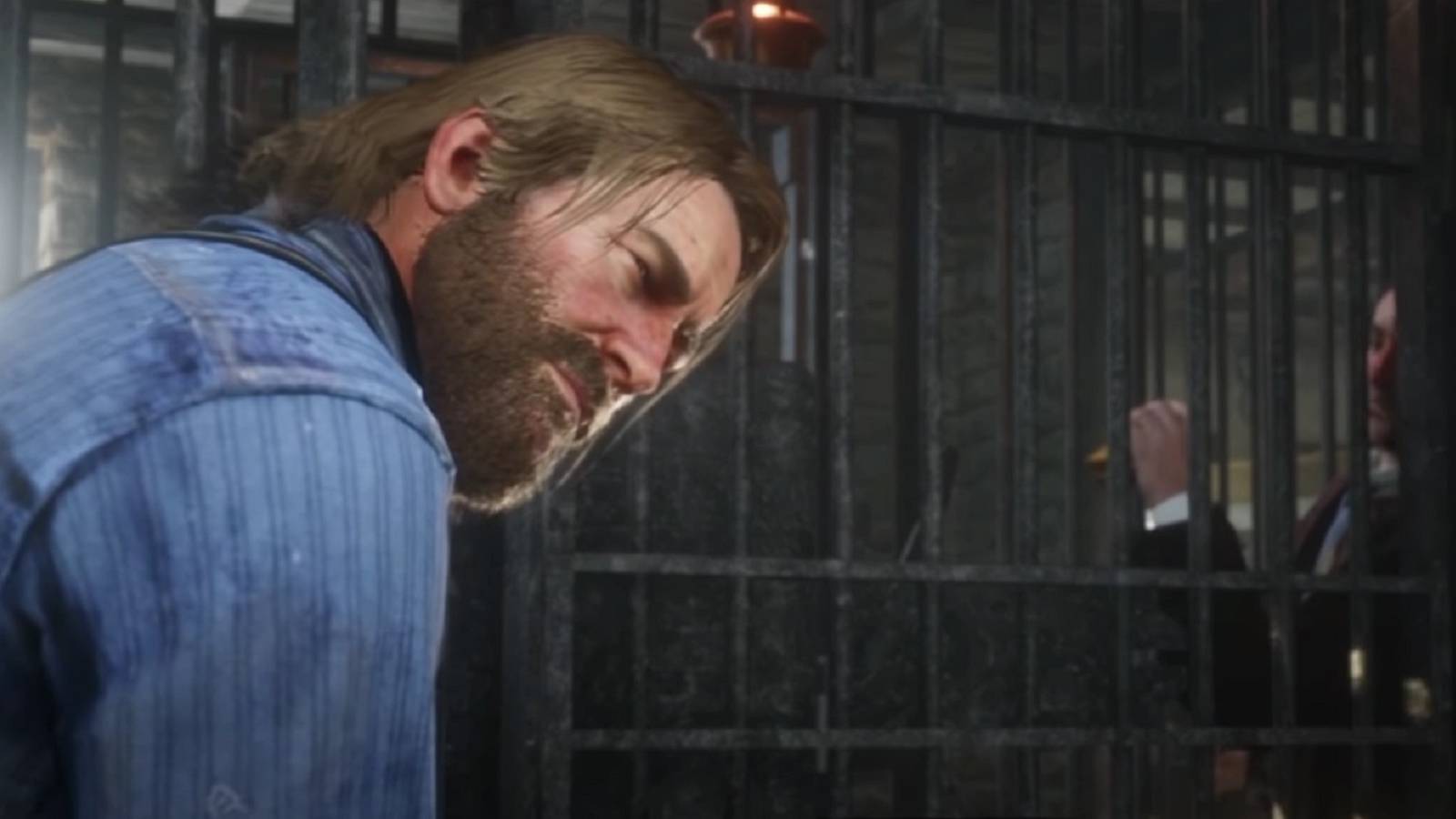 RDR2 Arthur in jail