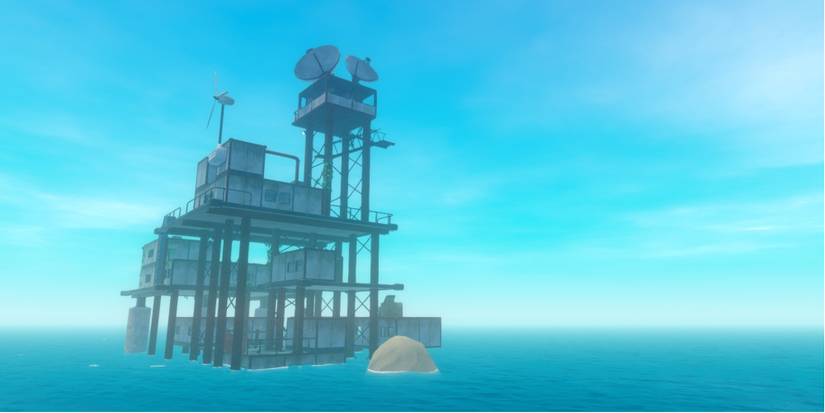 Raft there are two hidden achievements, one at the top of this tower