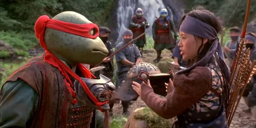 Raphael (left) meets Mitsu (Vivian Wu) (right). Image source: Terrence Smith