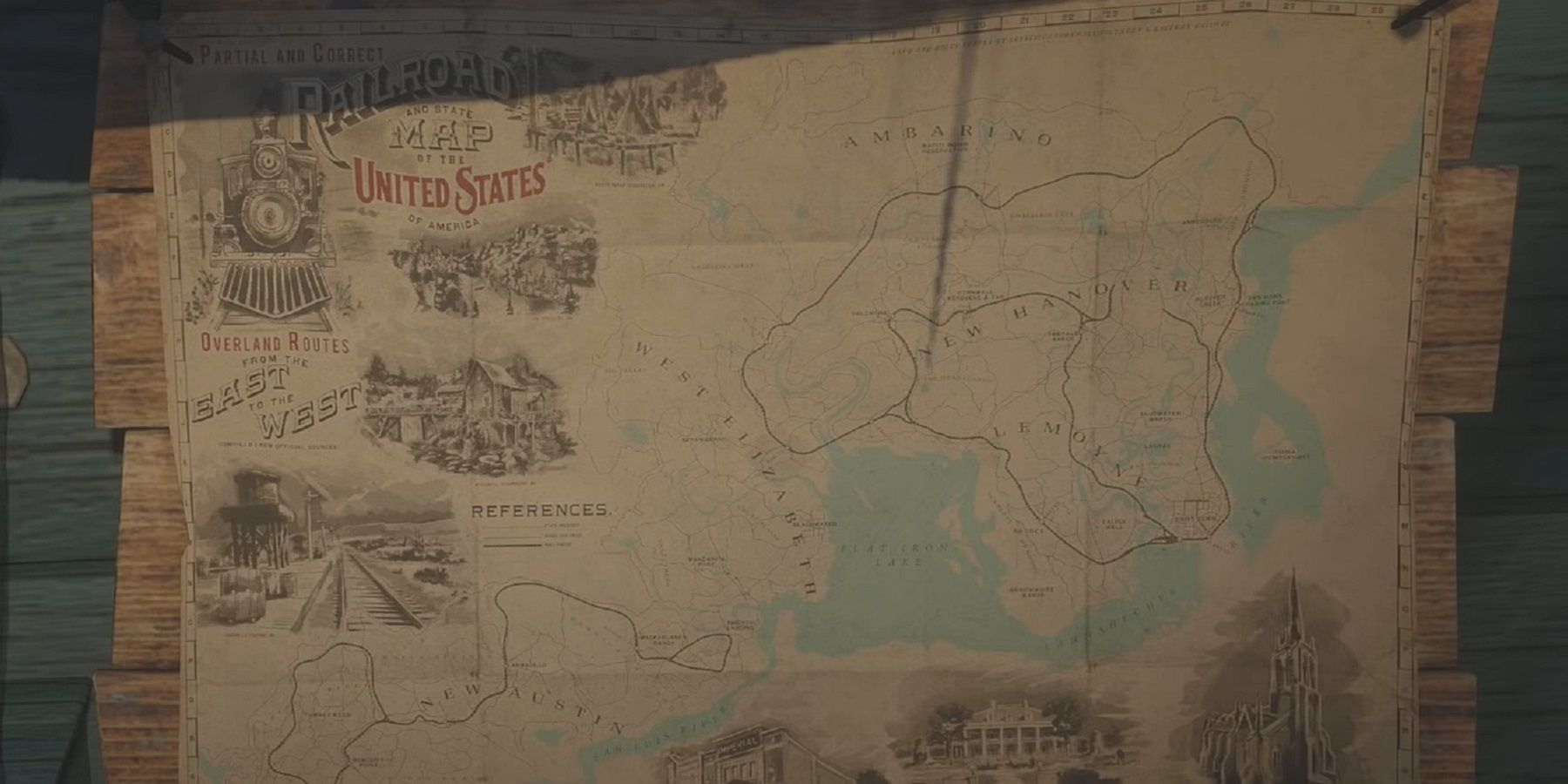 World Map - Red Dead Redemption 2 Map