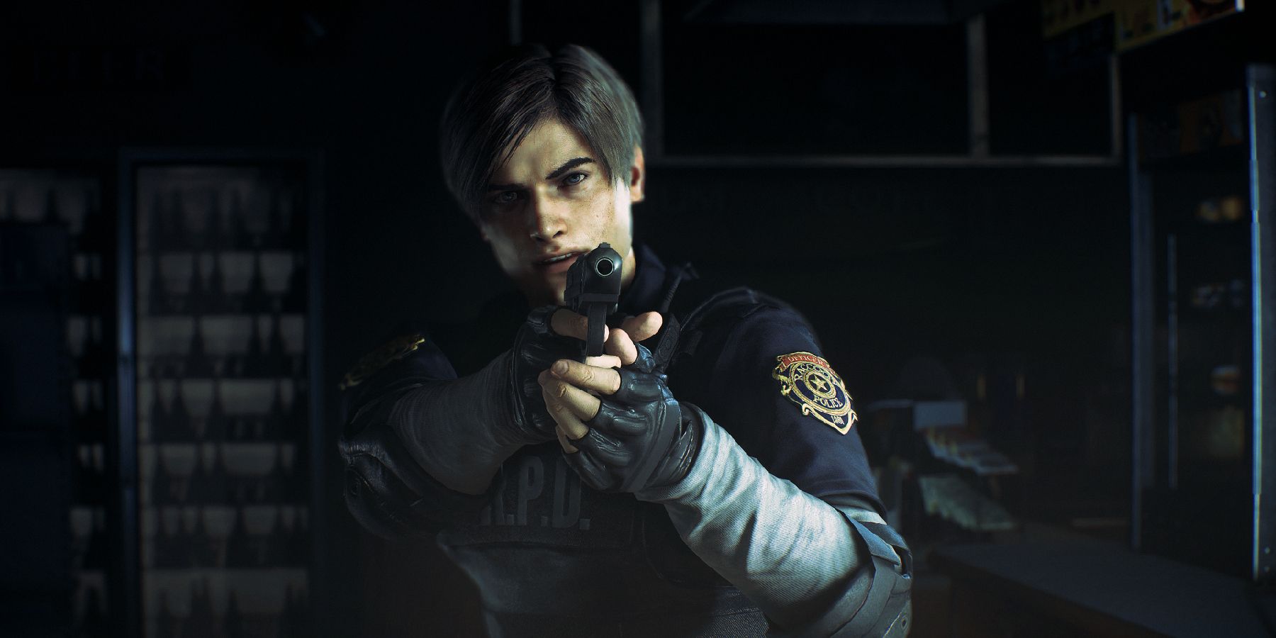 Открытие Resident Evil 2 Леон