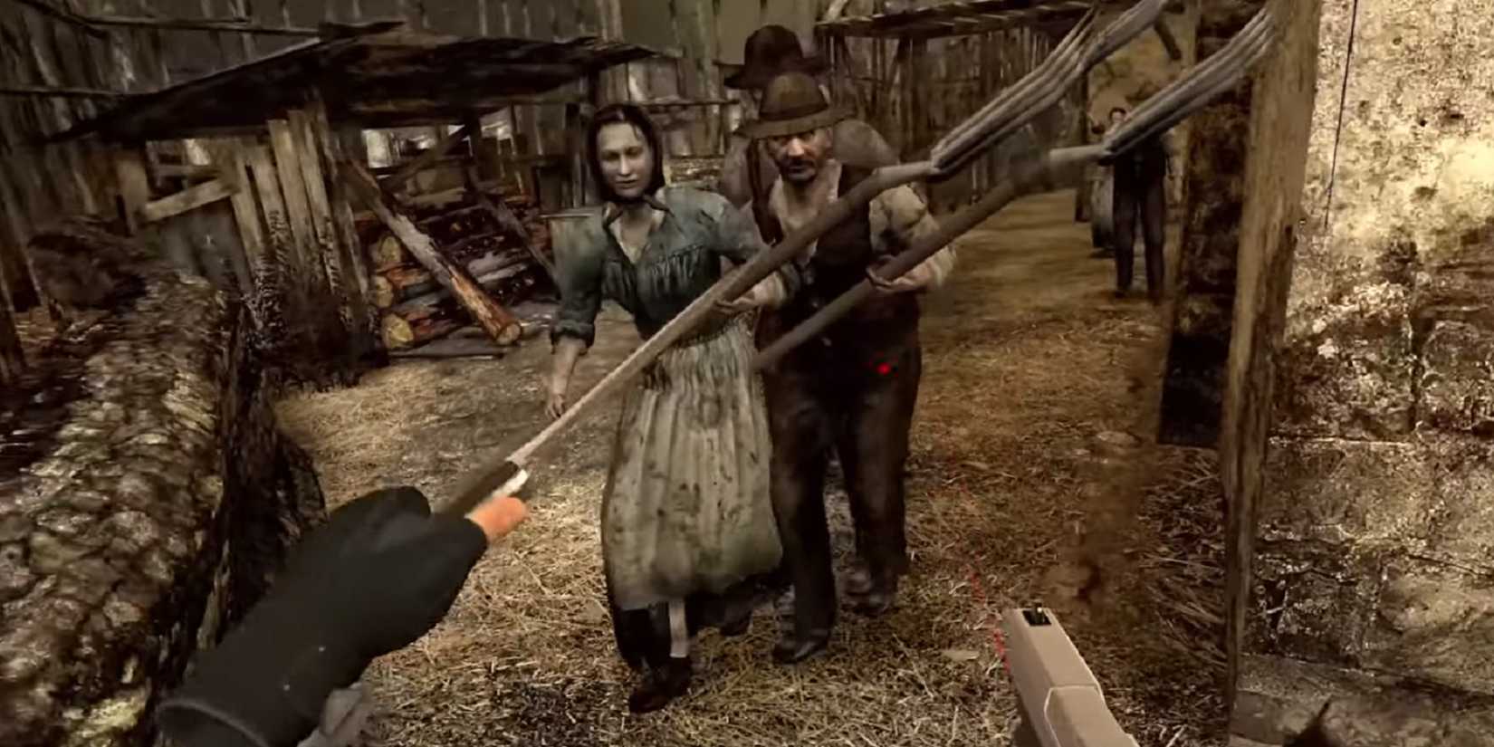 Resident Evil 4 VR knife wielding