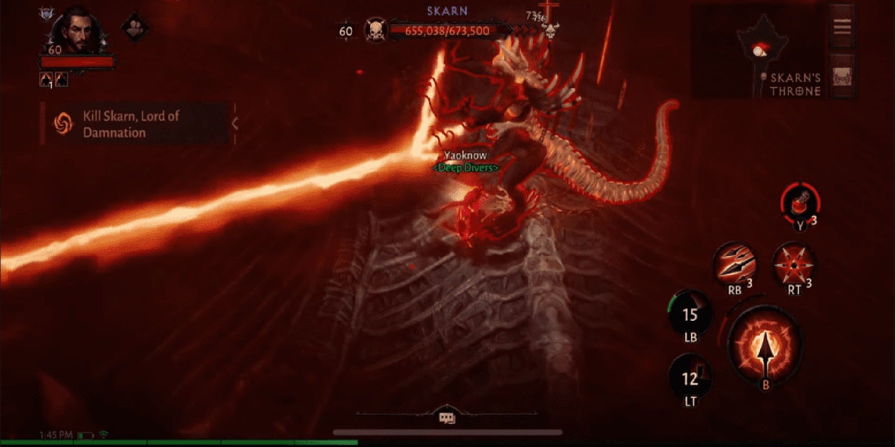 Diablo Immortal Skarn Laser Beam