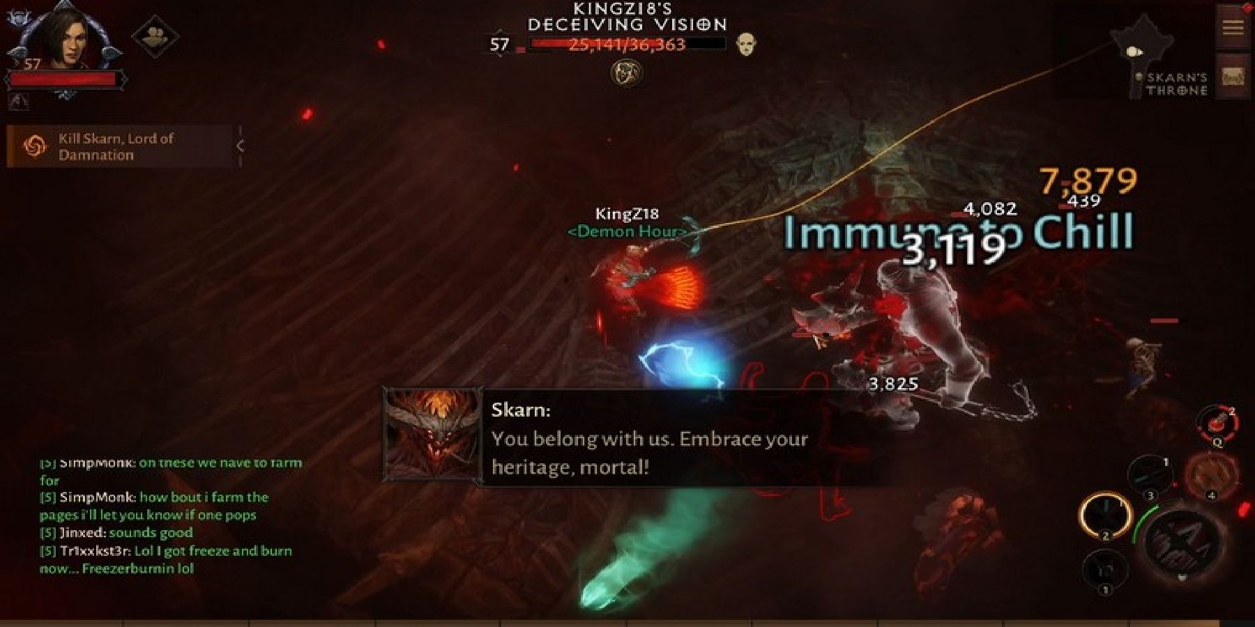 Diablo Immortal Skarn Immortal Guardian Visions