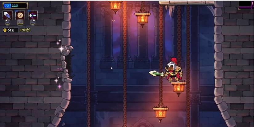 Rogue Legacy 2 Tower Of Lights entrance is hidden behind this wall
