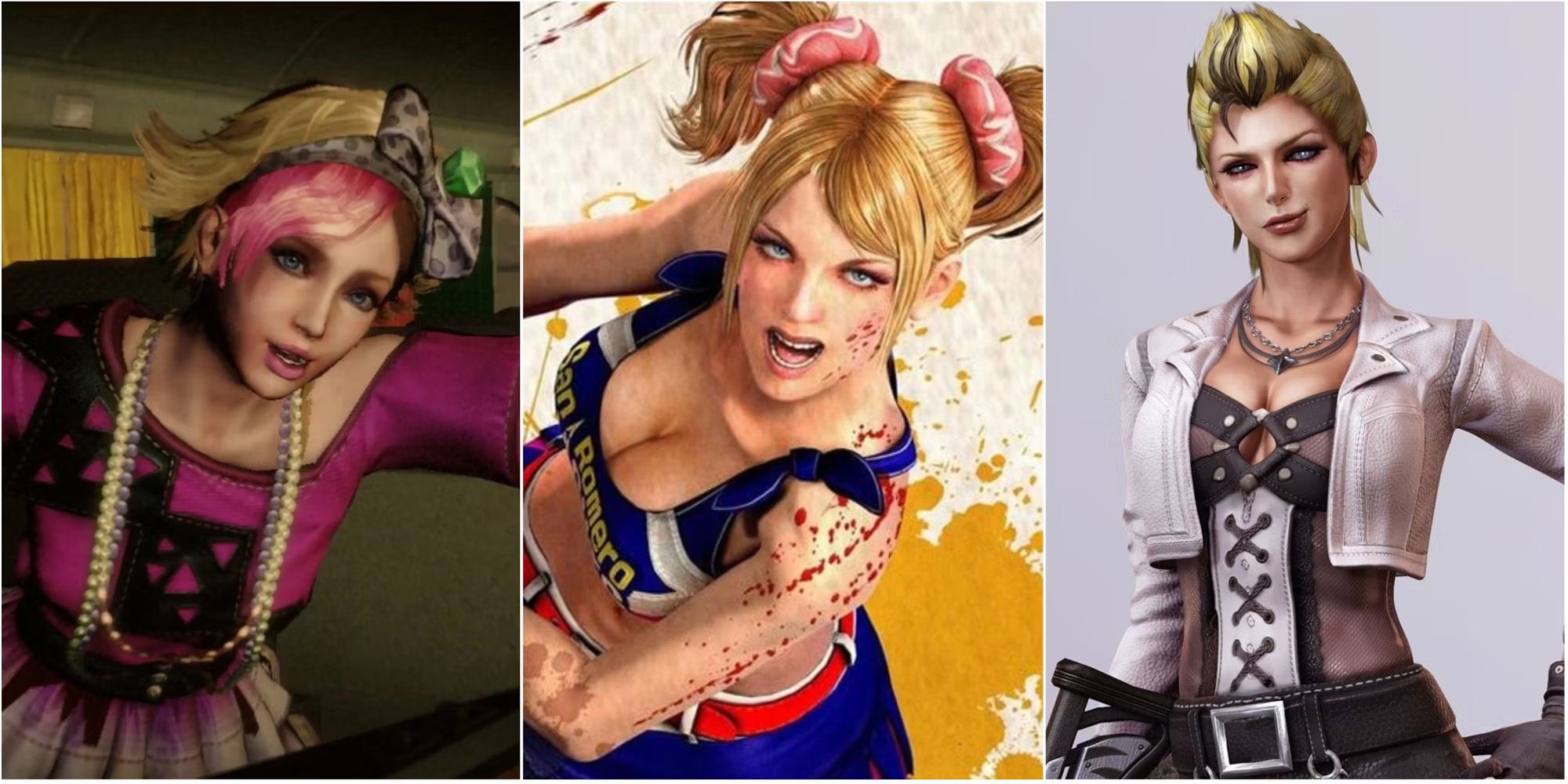 Rosalind, Juliet, and Cordelia in Lollipop Chainsaw