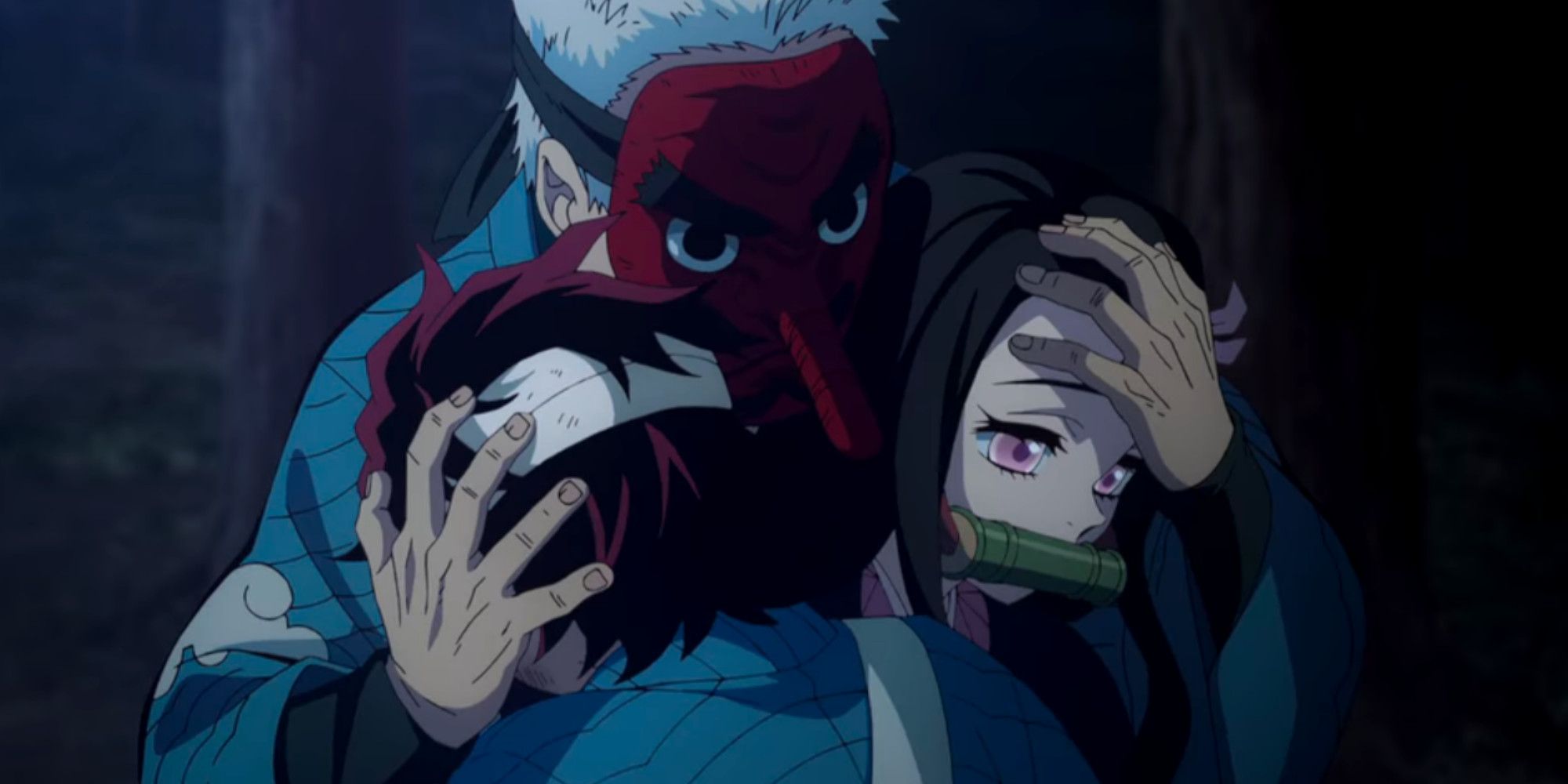 Sakonji Urokodaki Tanjiro and Nezuko Demon Slayer