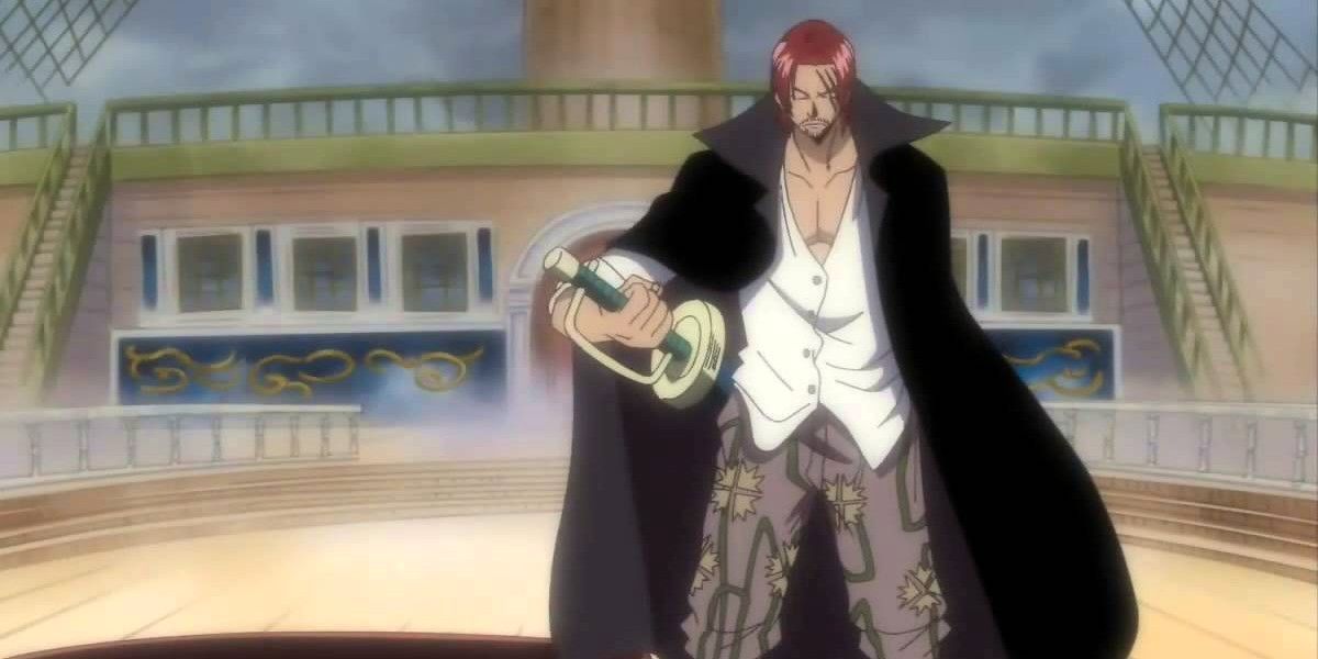 One Piece Shanks with his sword