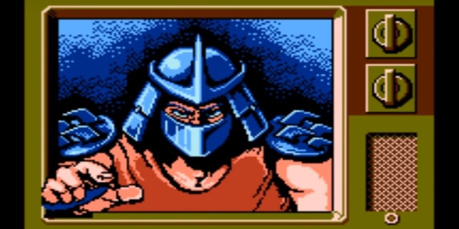 Shredder's Revenge- NES Shredder TV Screen
