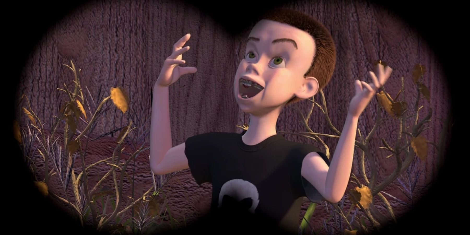 Sid laughing in toy story