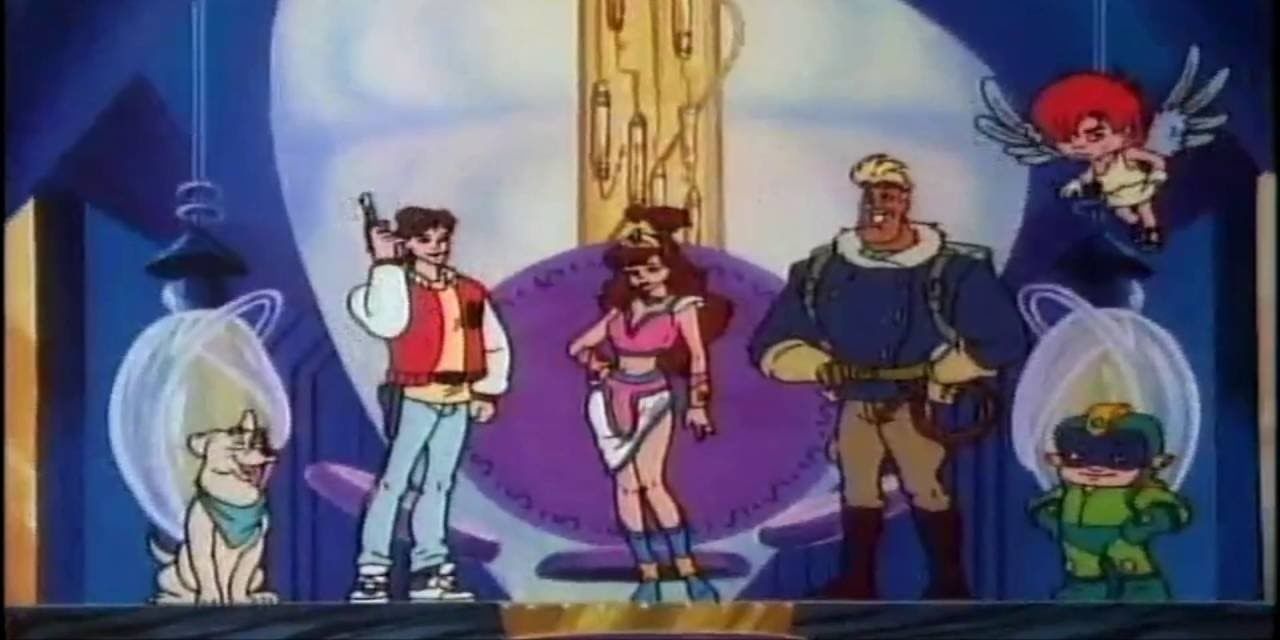 Simon Belmont, Pit, and Mega Man in Captain N