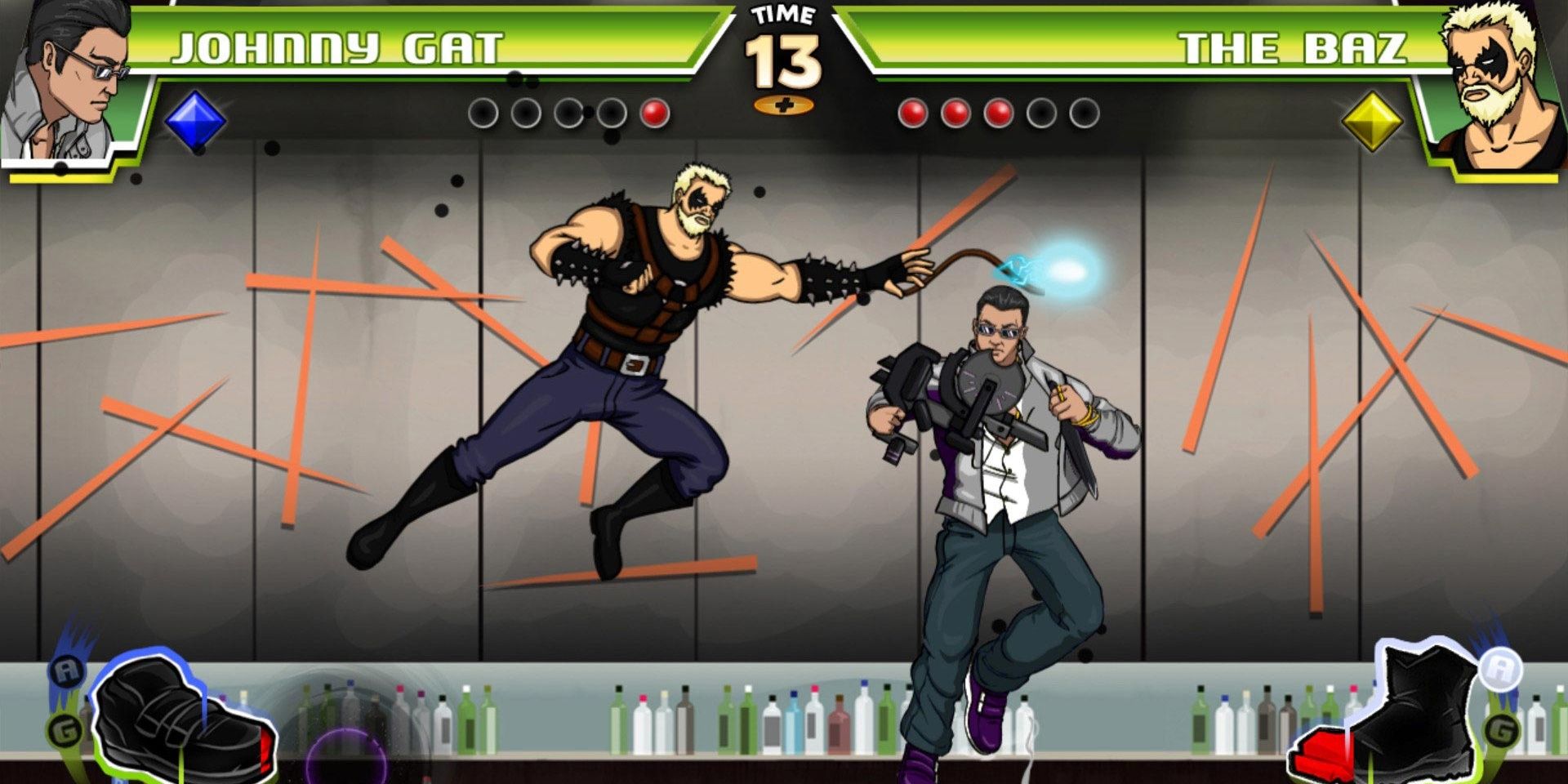 Simple Fighting Games Divekick Johnny Gat The Baz