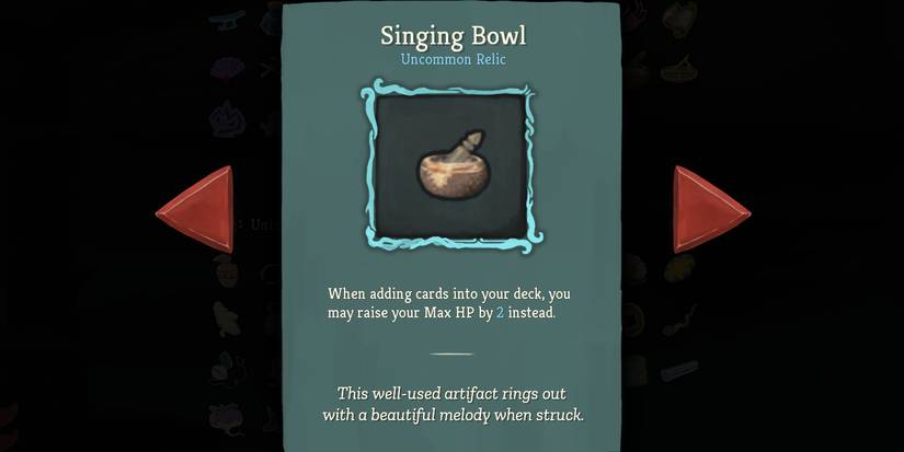 Slay the Spire Singing Bowl Relic
