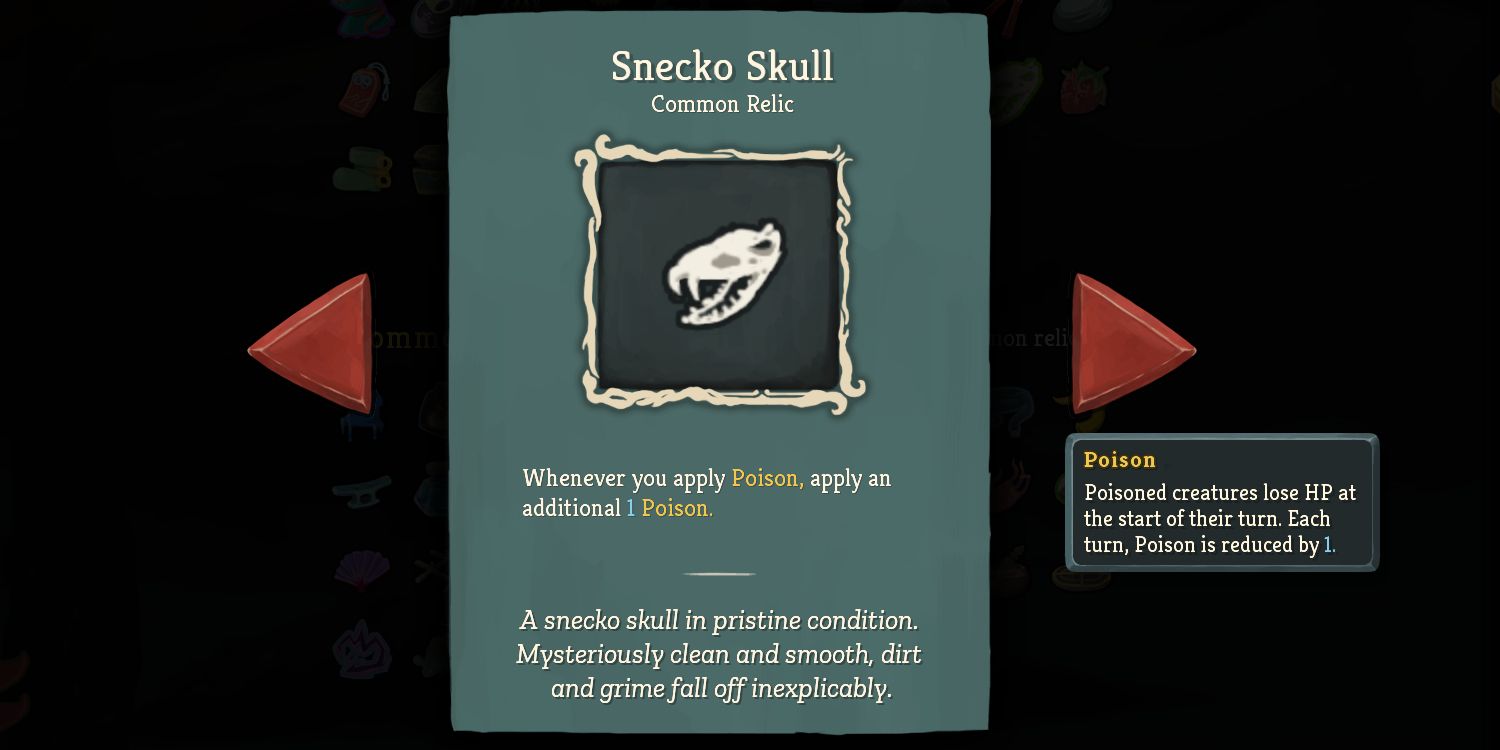 Slay the Spire Snecko Skull Relic