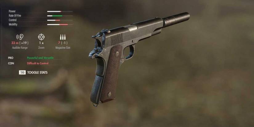 Sniper Elite 5 M1911 stats
