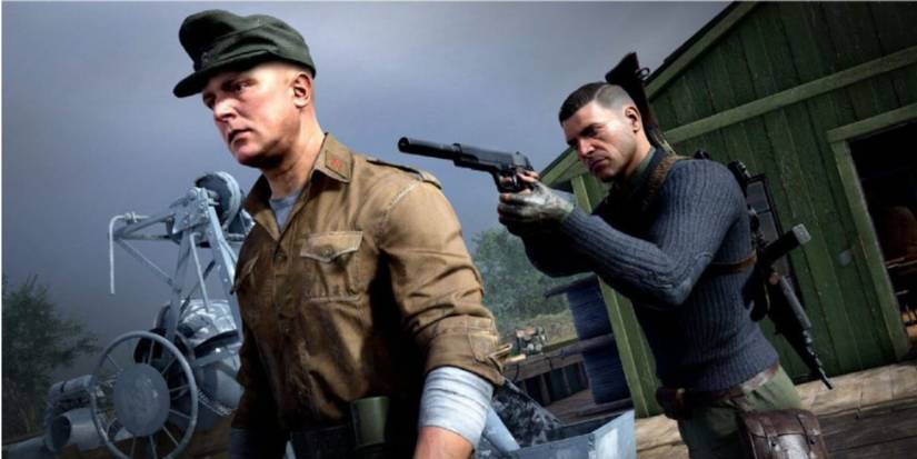 Using a Pistol on an unsuspecting enemy