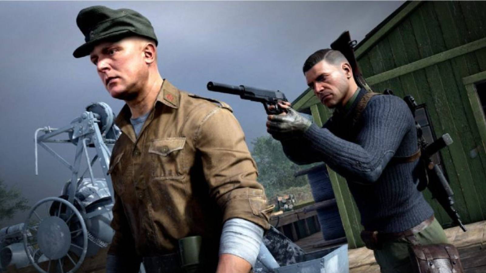 Using a Pistol on an unsuspecting enemy