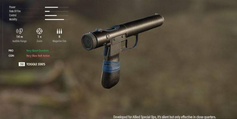 Welrod stats in Sniper Elite 5 