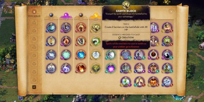 Songs of Conquest - Arleon Spell Earth Block