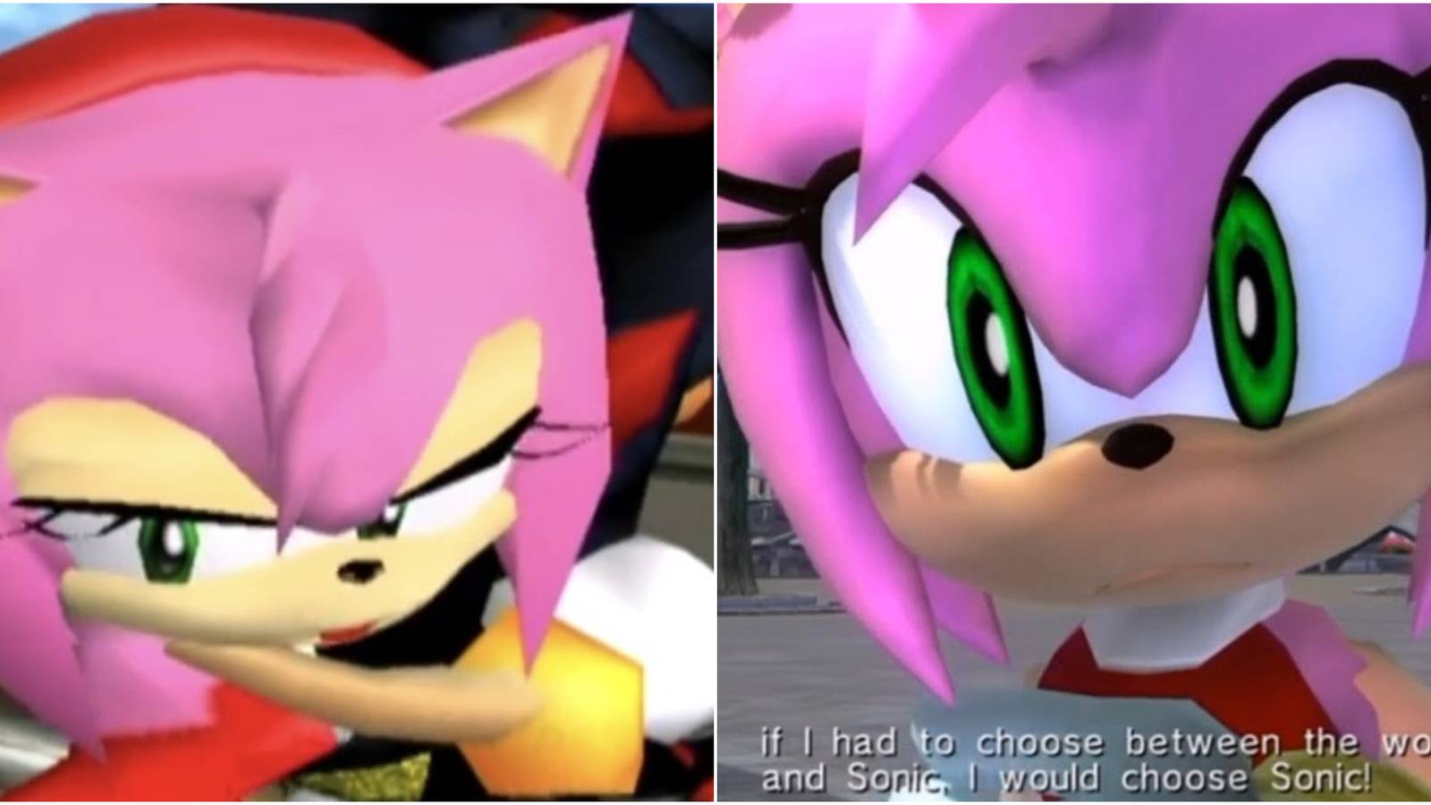 Dumb Amy Rose Moments- Sonic Adventure 2 Sonic 06