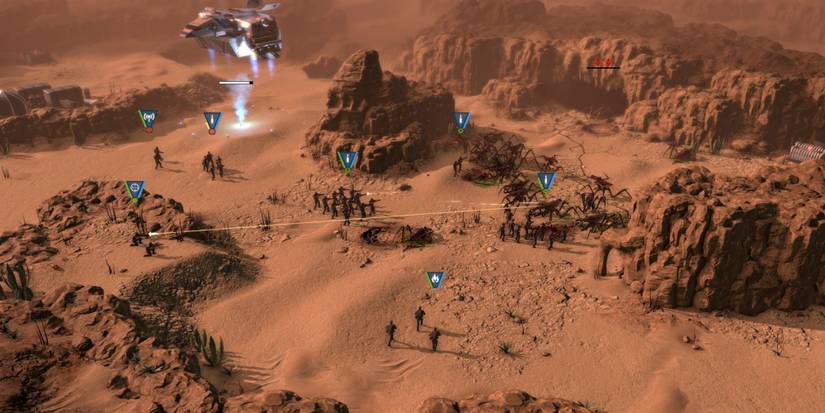 Starship Troopers Terran Command - Many Troopers