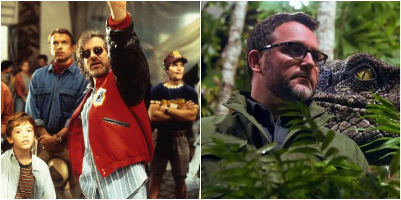 Steven Spielberg in Jurassic Park and Colin Trevorrow in Jurassic World